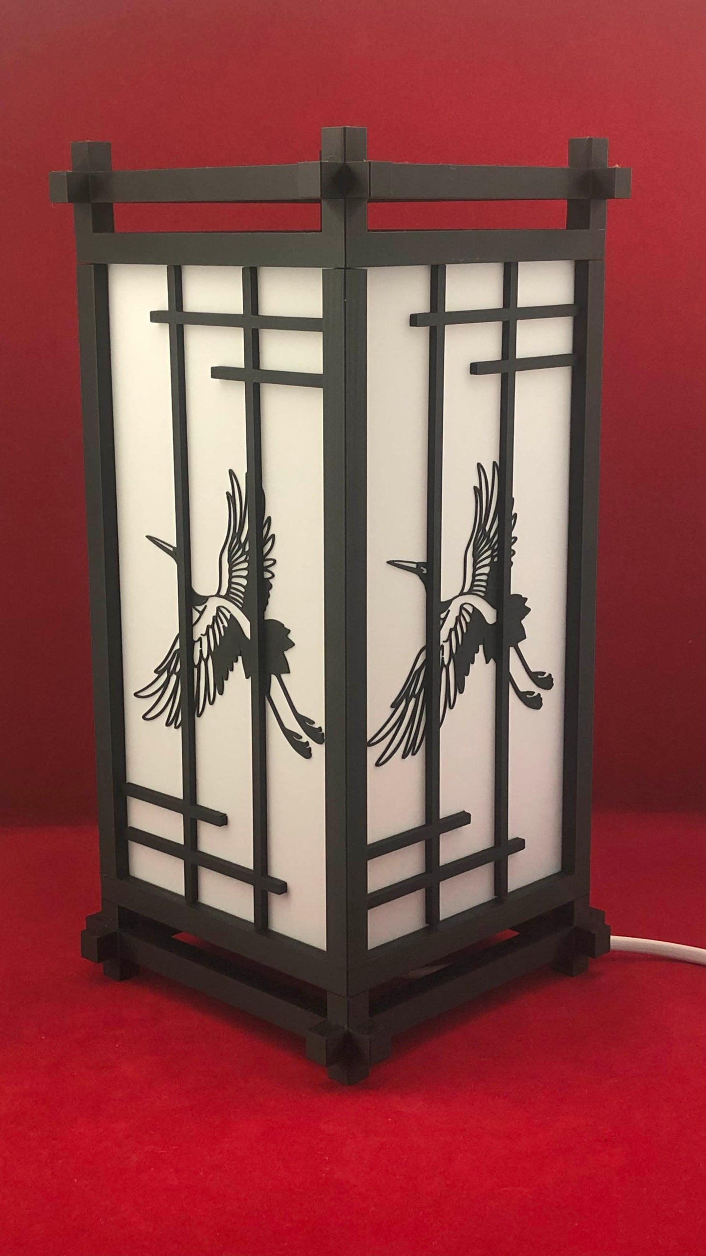 Lampe De Chevet Japonaise Kumiko Traditionnelle - diecastartisanat