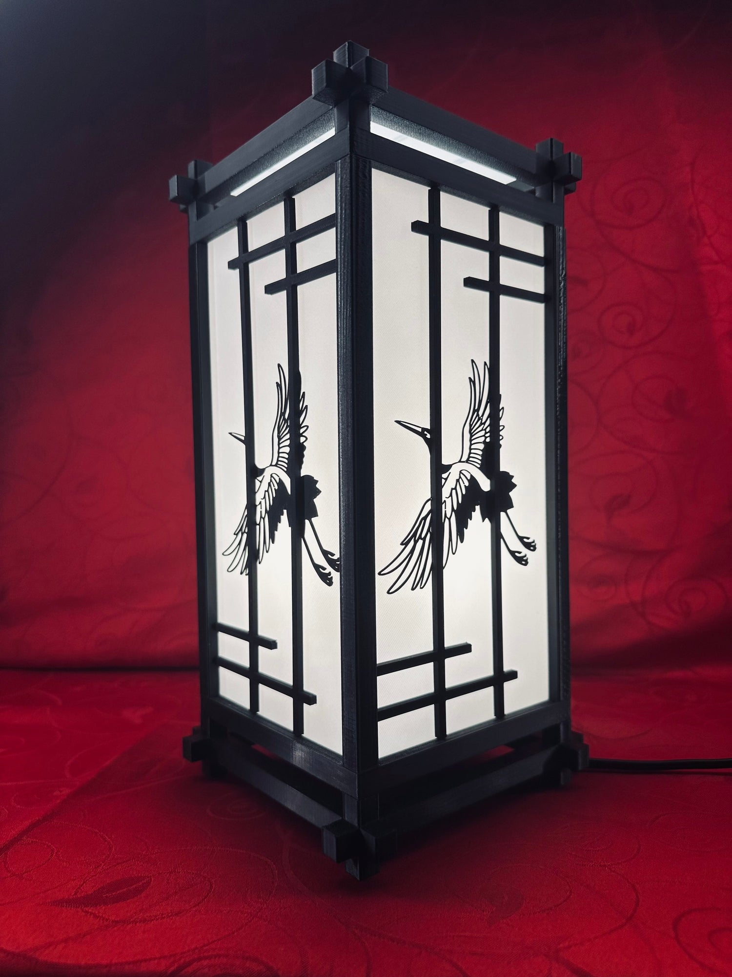 Lampe japonnaise kumiko diecastartisanat