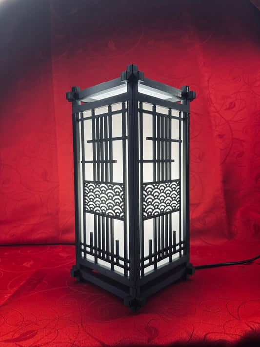 Lampe Japonaise Kumiko LED diecastartisanat
