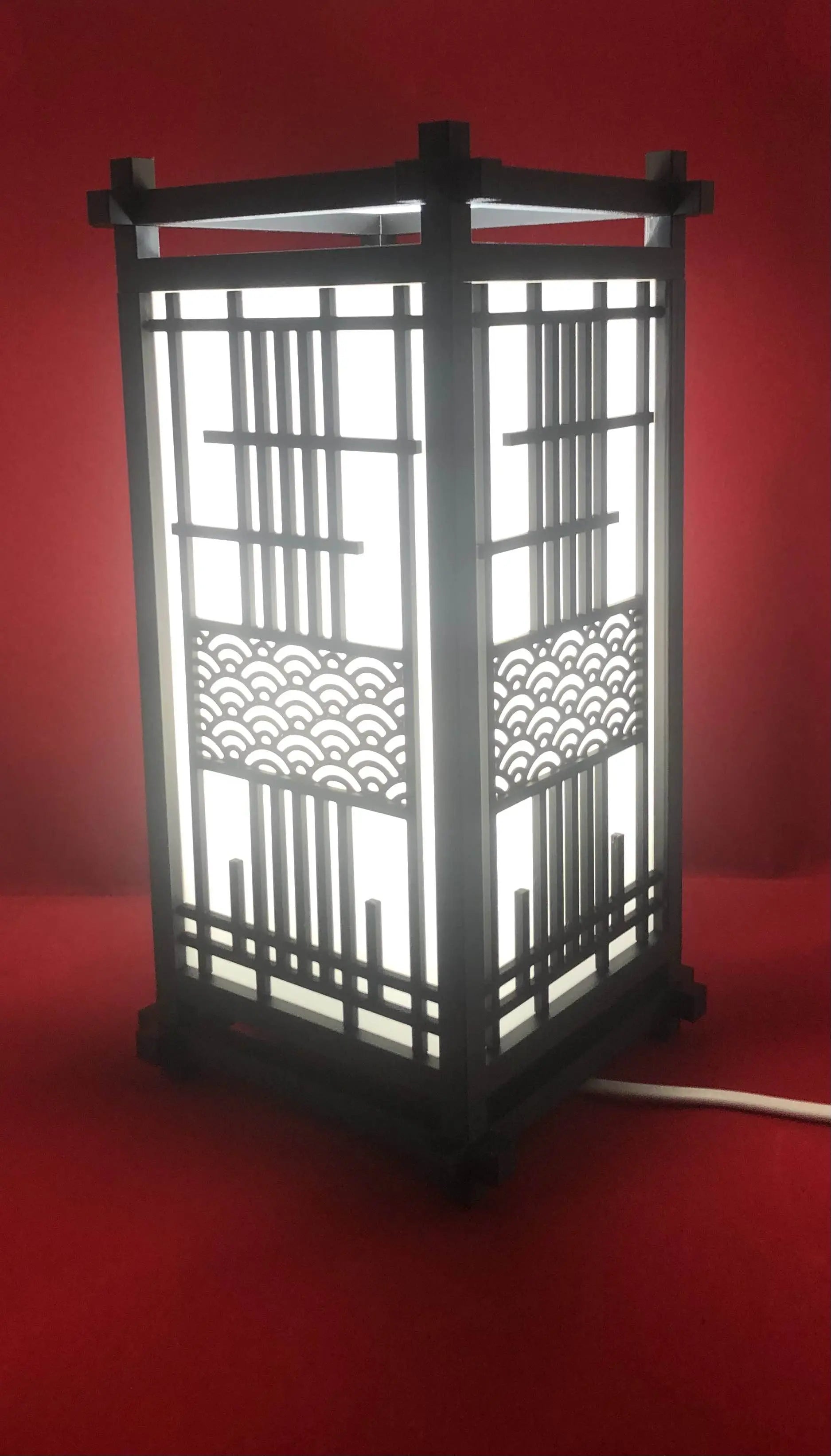 Lampe De Chevet Japonnaise Kumiko Traditionnelle diecastartisanat