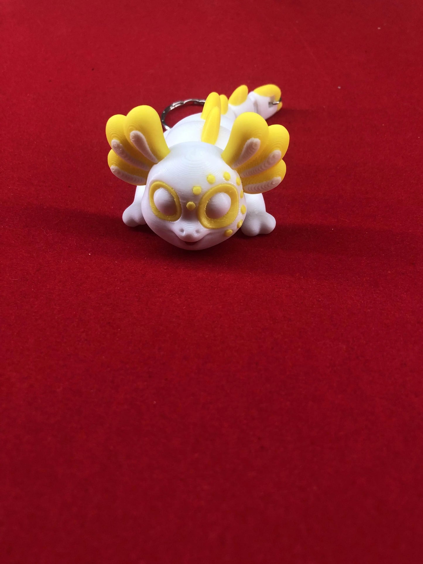 Porte-clés personnalisés axololt - diecastartisanat