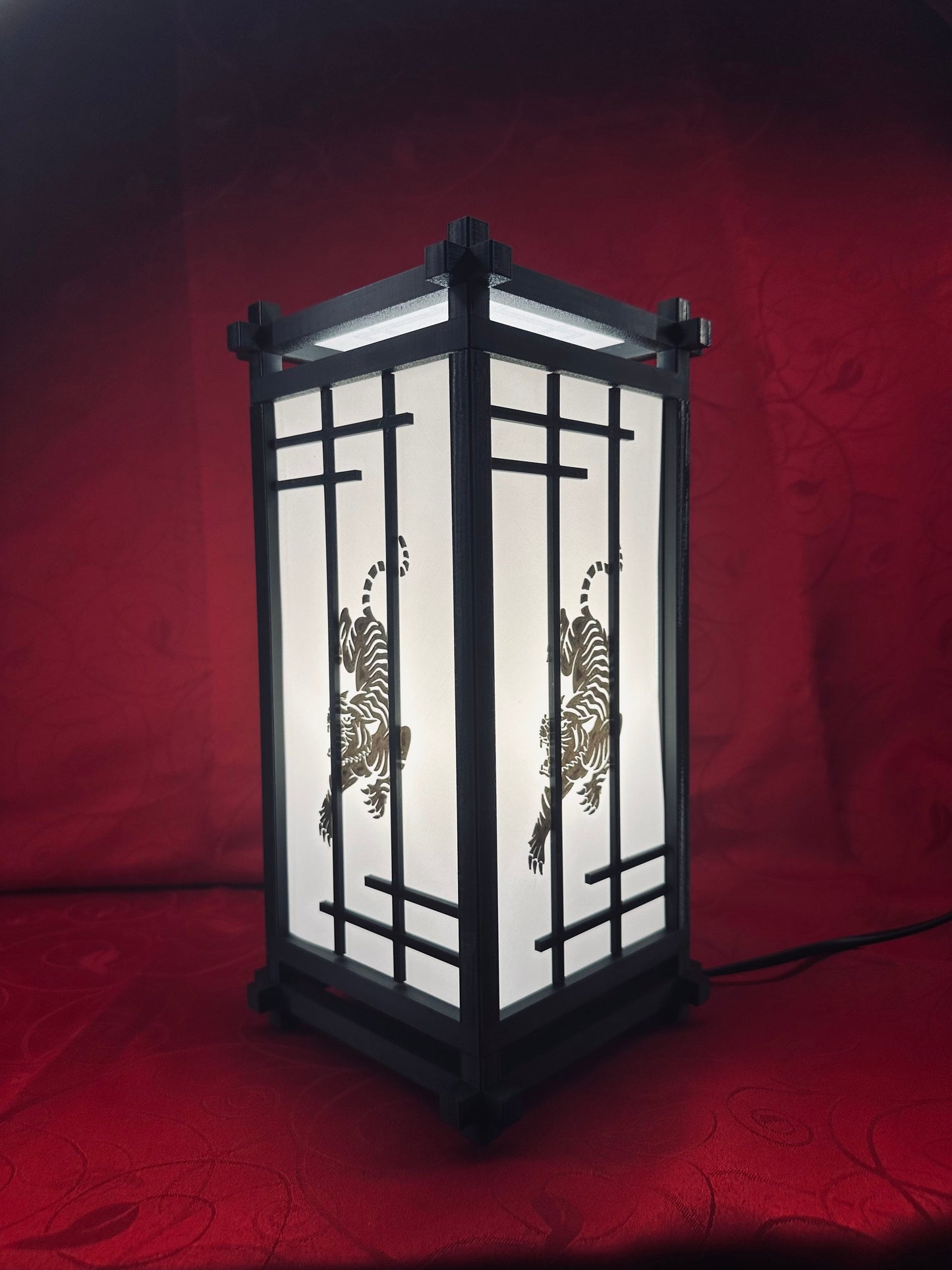 Lampe japonnaise kumiko diecastartisanat