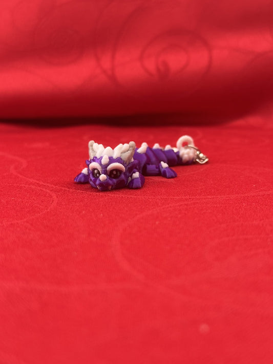 Porte-clés dragons articulés diecastartisanat