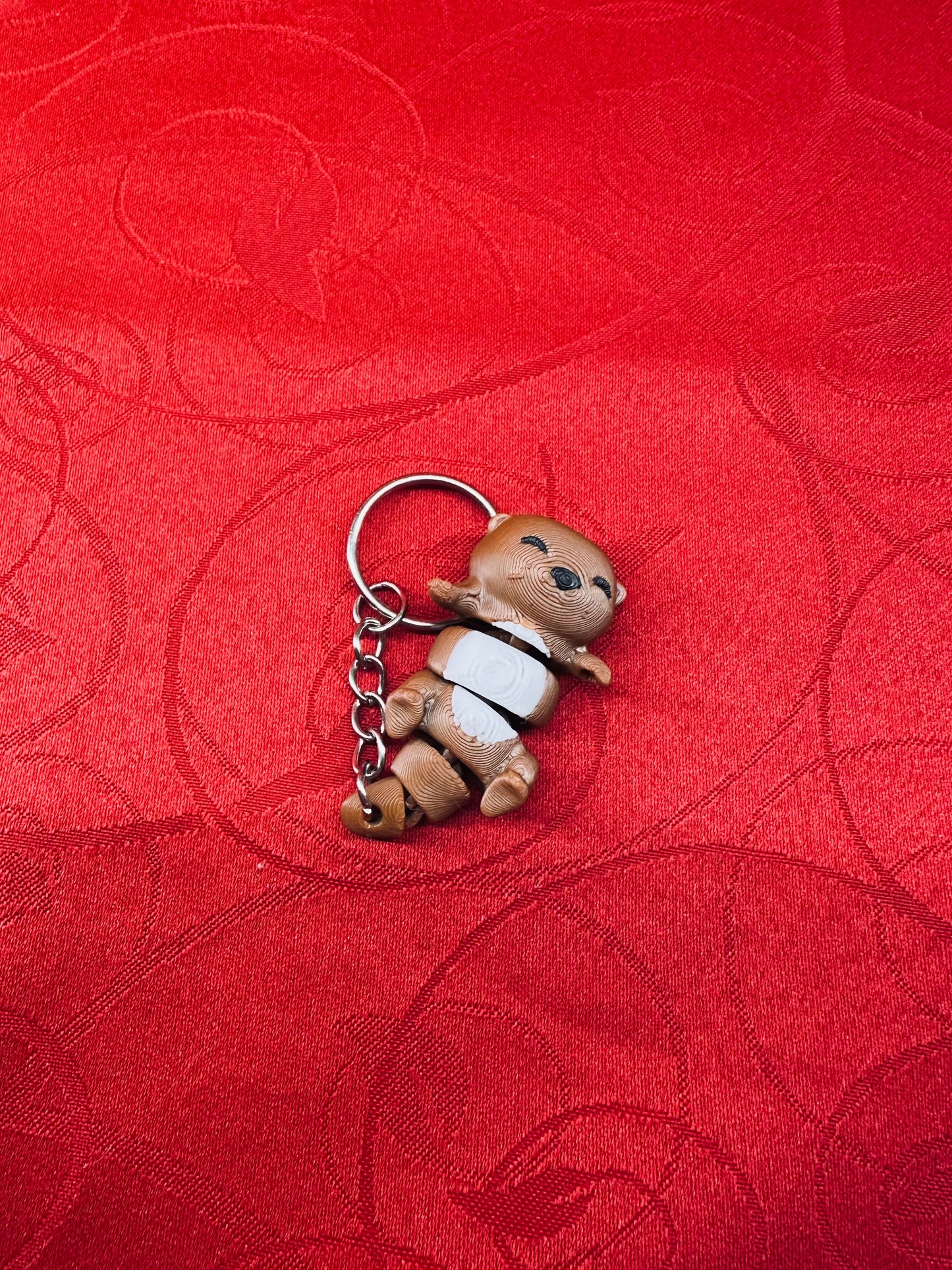 Porte-clé Loutre Mignon diecastartisanat