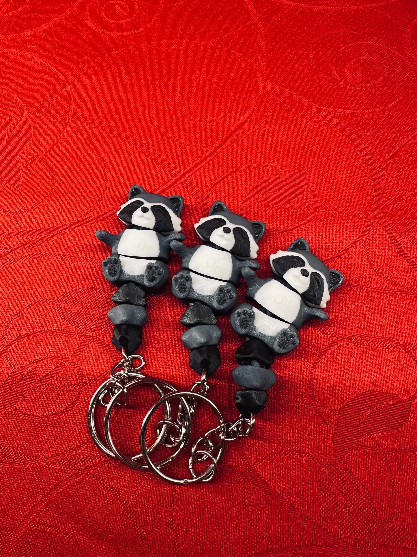 Porte-clé raton laveur diecastartisanat