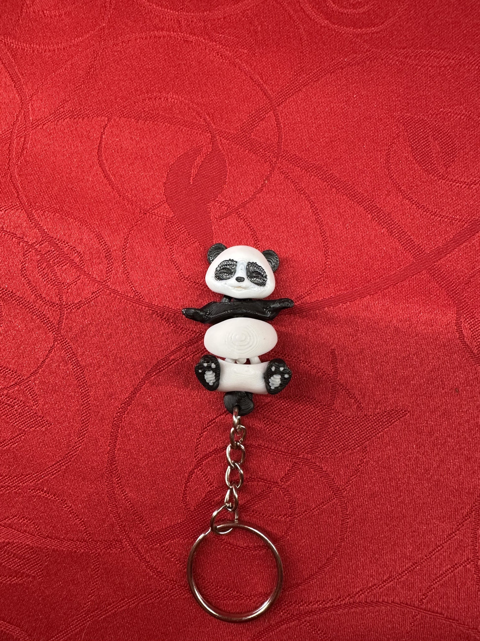 Porte-clés personnalisés panda diecastartisanat